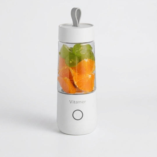 White portable blender