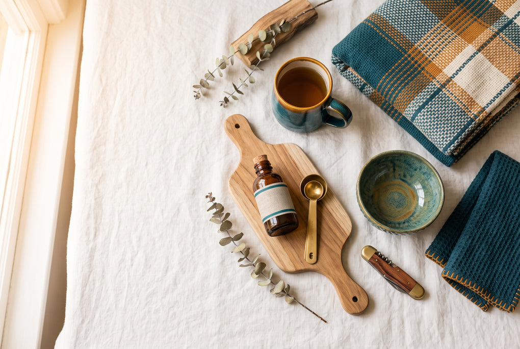 Bestseller products flat lay