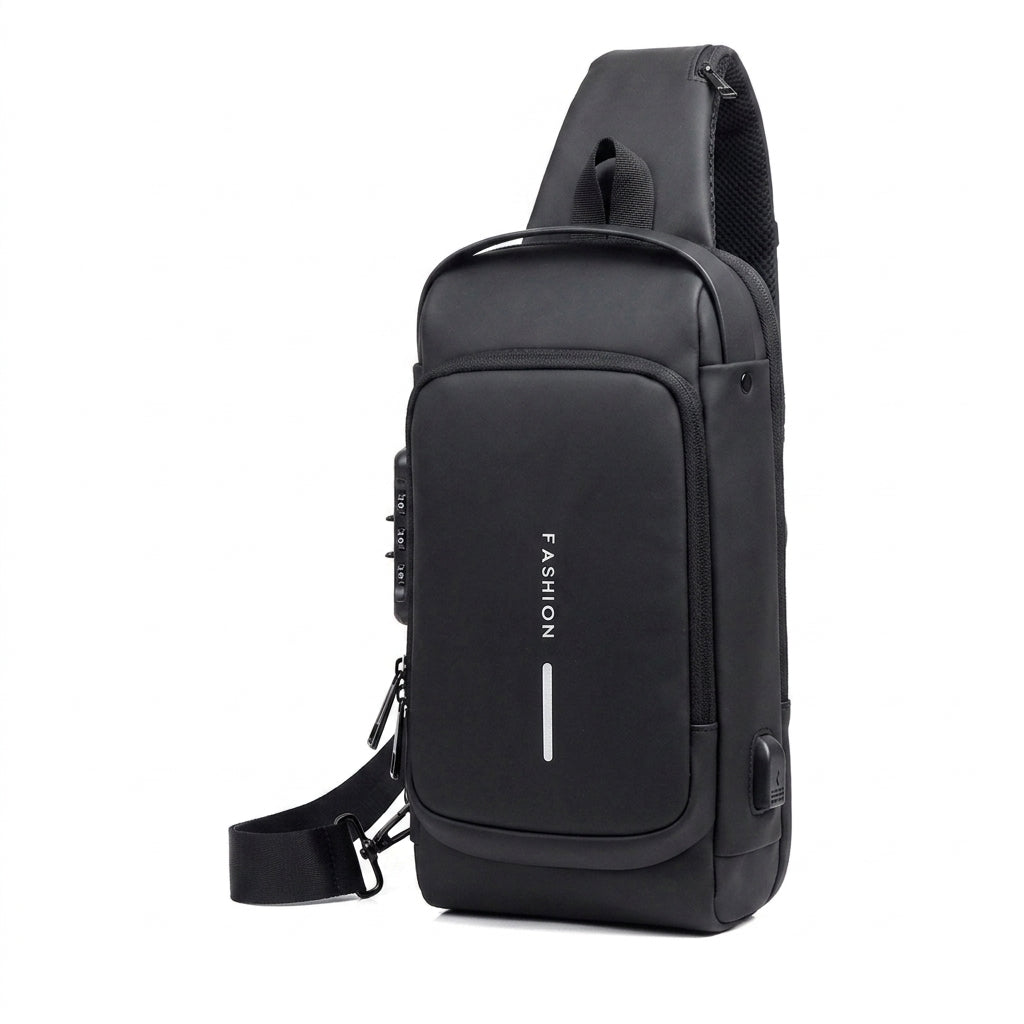 Sleek Waterproof Anti-Theft Crossbody Sling Bag for Daily and Travel Use