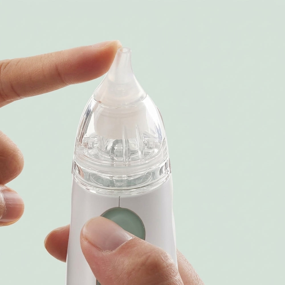 Gentle Electric Nasal Aspirator for Baby Booger and Mucus Removal