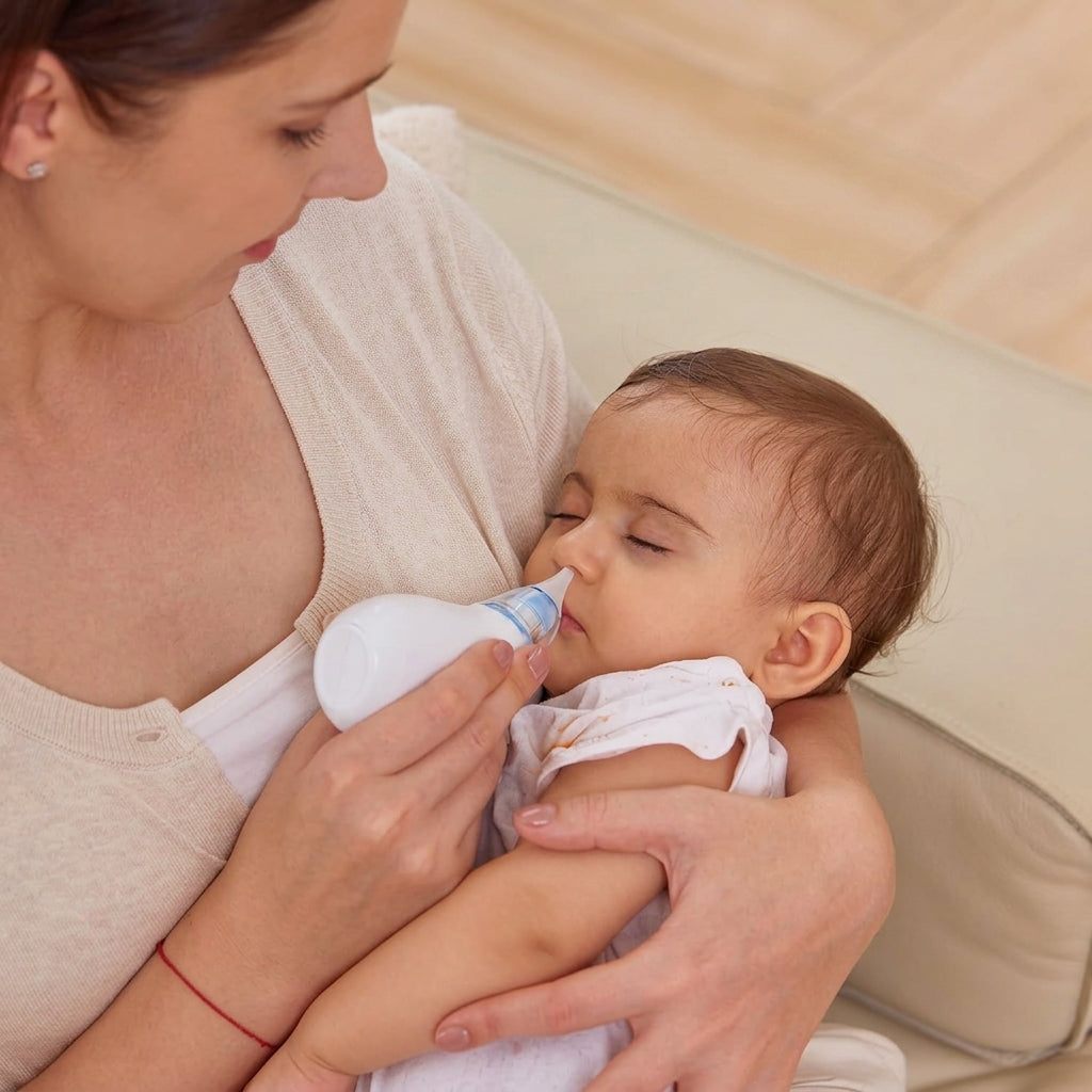 Gentle Electric Nasal Aspirator for Baby Booger and Mucus Removal
