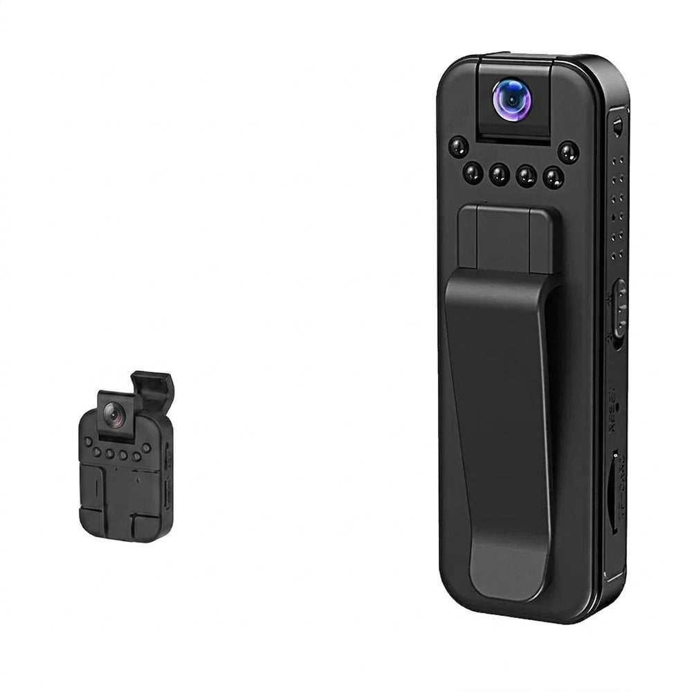 Compact Wearable Mini Body Camera for Home Security and Travel