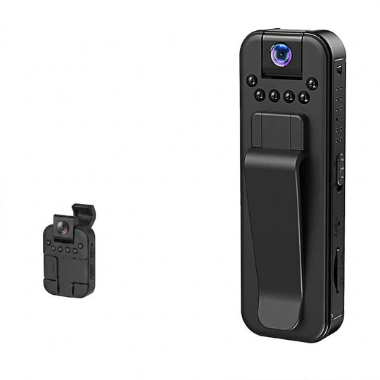 Compact Wearable Mini Body Camera for Home Security and Travel