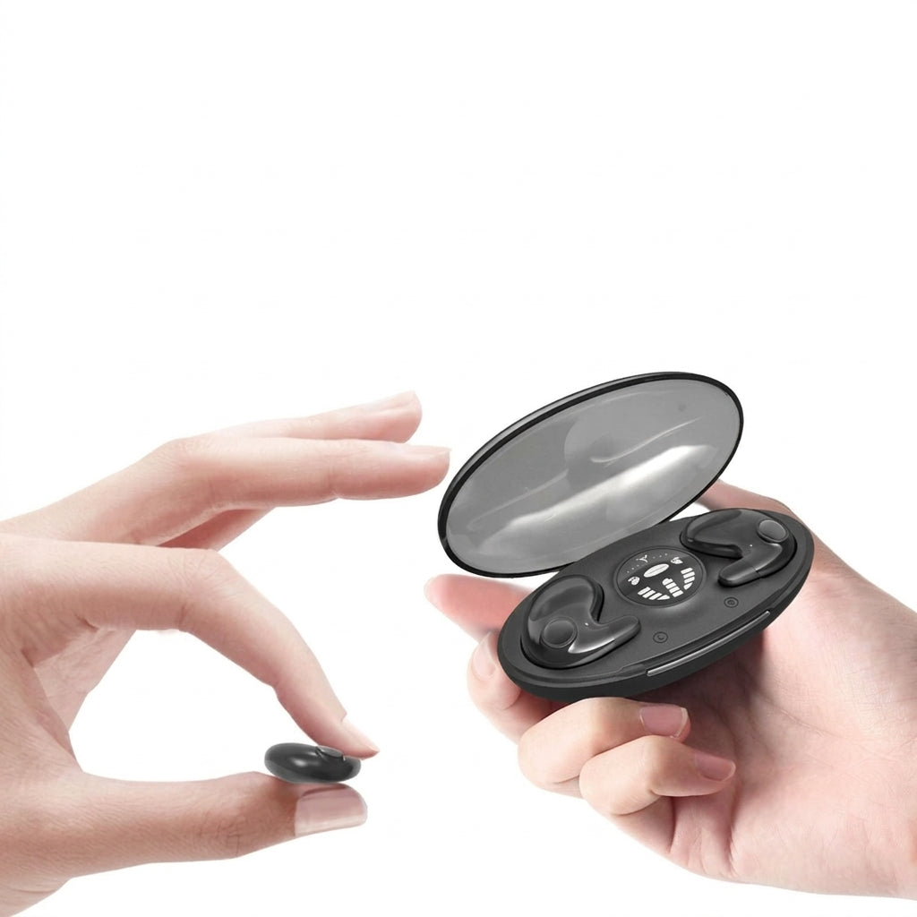 Invisible Sleep Wireless Earbuds for Side Sleeping and Workouts