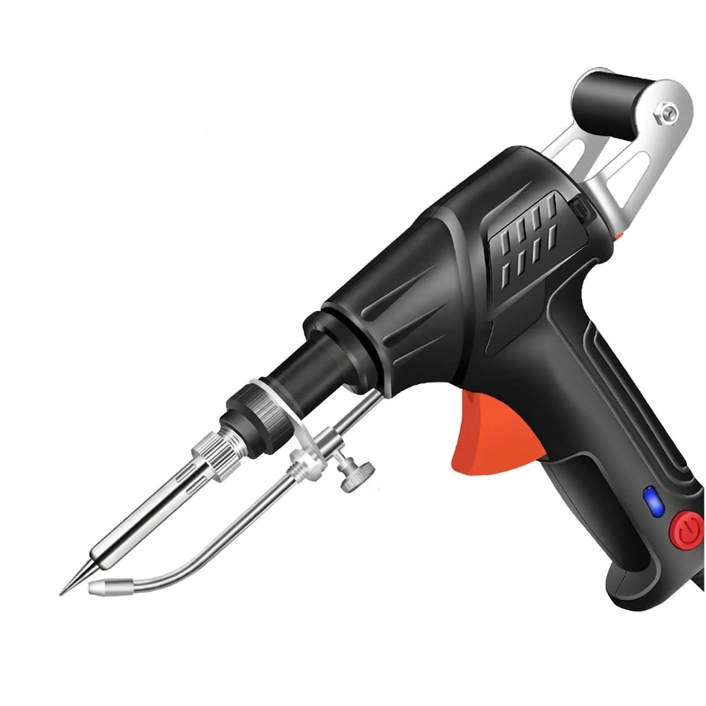 Automatic soldering gun with lead-free tip