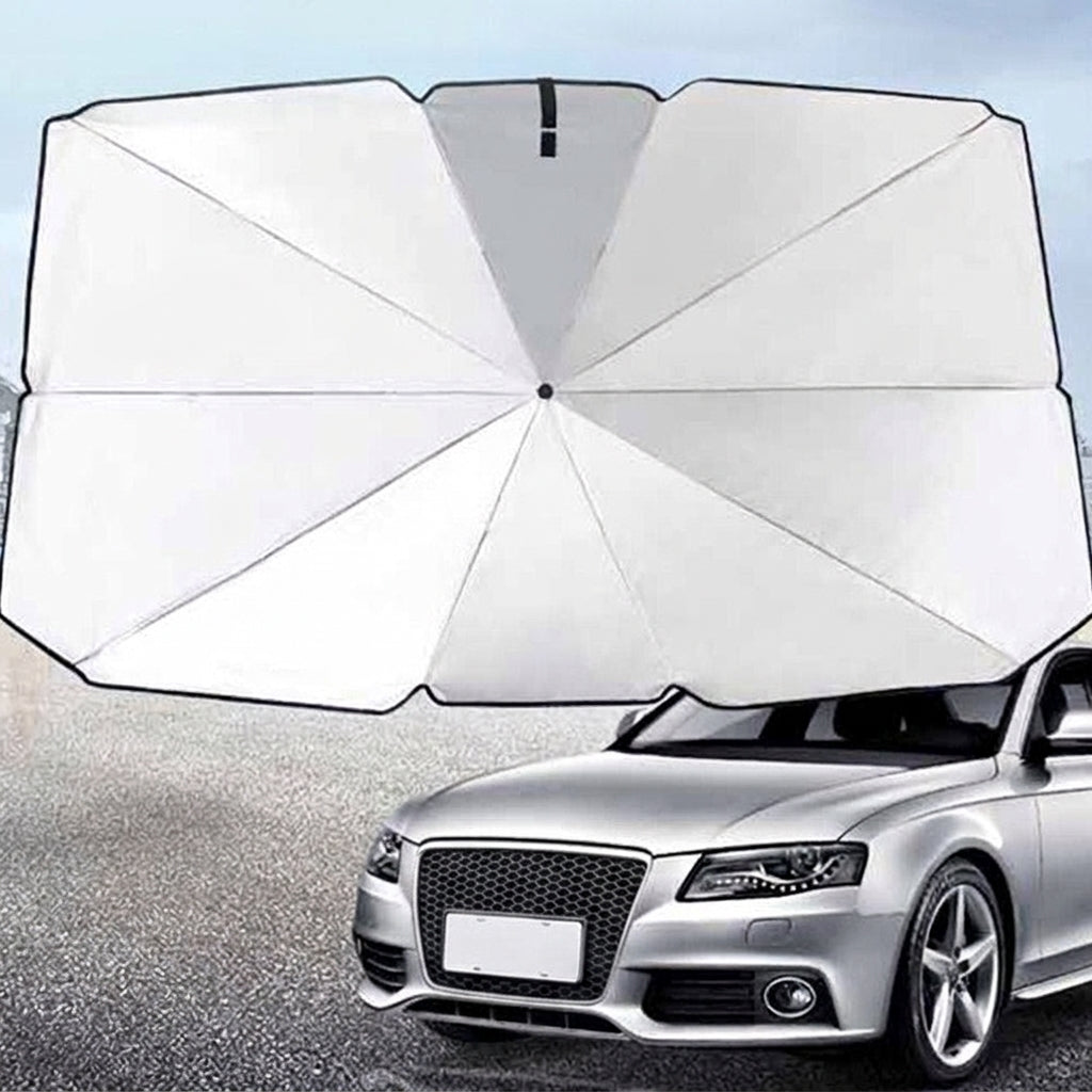 Reflective Folding Windshield Sun Shade Umbrella for Car Heat and UV Protection