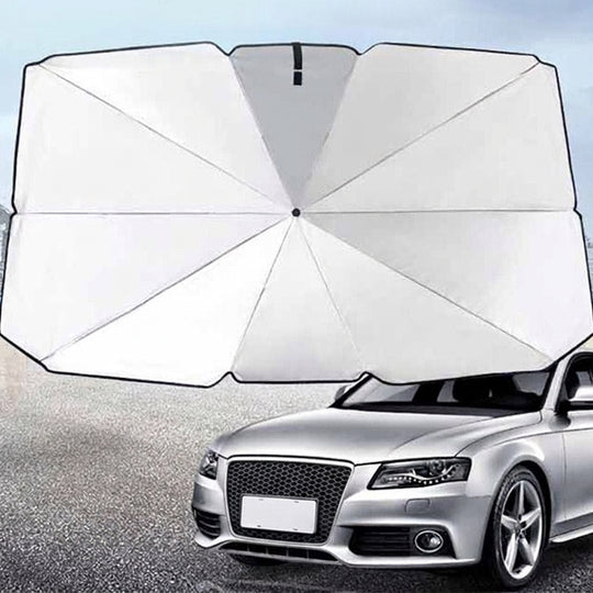 Reflective Folding Windshield Sun Shade Umbrella for Car Heat and UV Protection