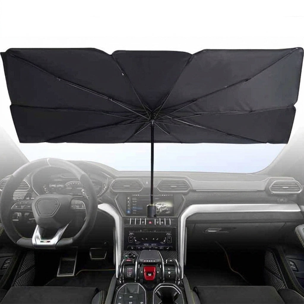 Reflective Folding Windshield Sun Shade Umbrella for Car Heat and UV Protection