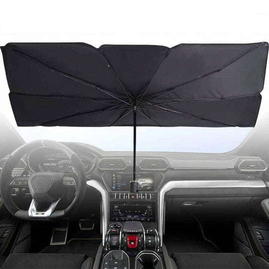 Reflective Folding Windshield Sun Shade Umbrella for Car Heat and UV Protection