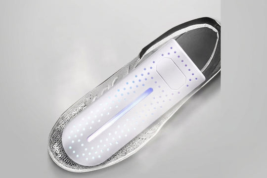 Compact USB Shoe Dryer and Deodorizer with Purple Light for Fresh Footwear