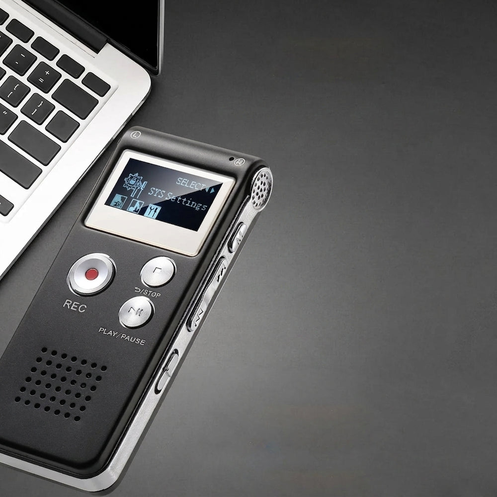 Compact Digital Voice Recorder for Lectures, Meetings and Interviews