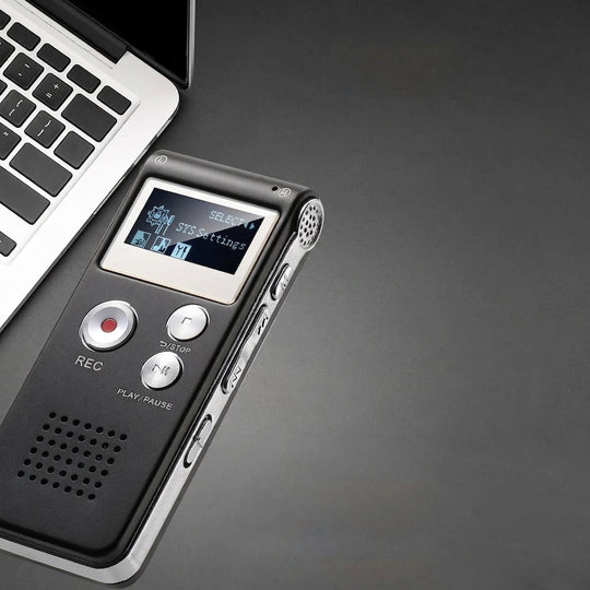 Compact Digital Voice Recorder for Lectures, Meetings and Interviews