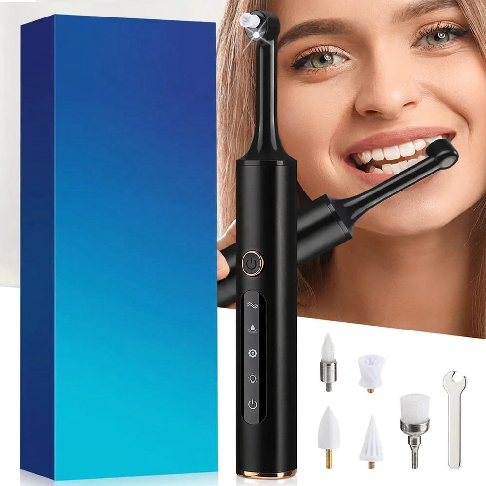 Cordless 5-in-1 Electric Dental Polisher and Tartar Remover Kit