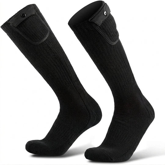 Rechargeable heated socks