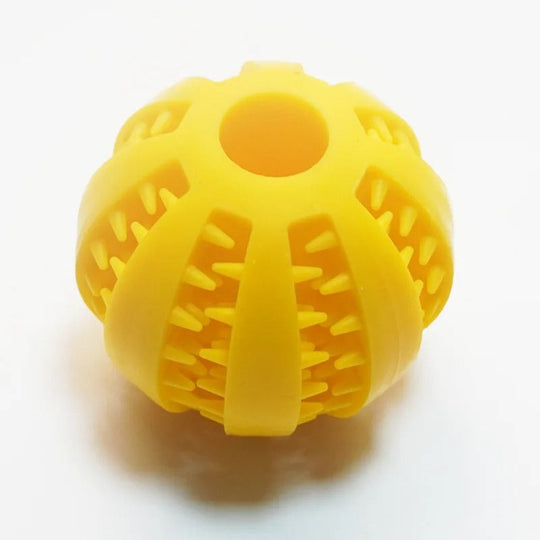 Interactive Treat Dispensing Chew Ball for Dental Care