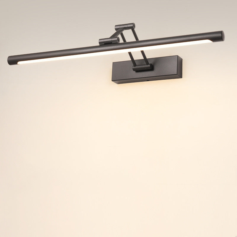Black LED vanity wall light