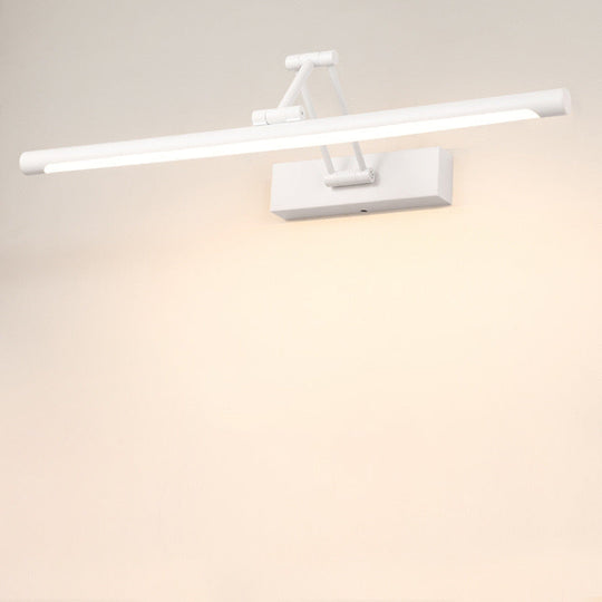 White LED vanity wall light