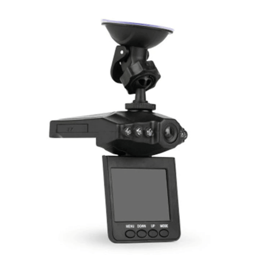 Dash cam with open display