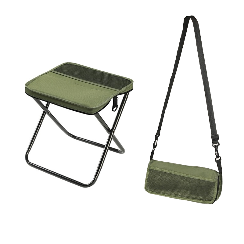 Lightweight Foldable Camping Stool with Carry Bag for Fishing and Hiking