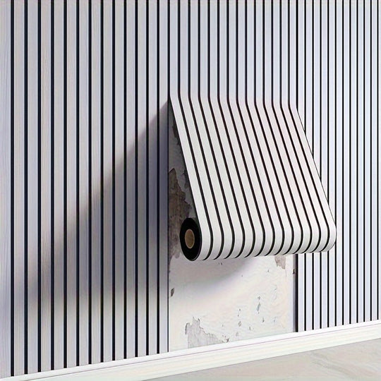Self-Adhesive 3D Wood-Texture Wall Panels for Easy Decor