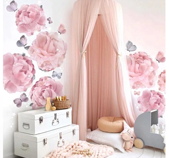 Light pink canopy detail