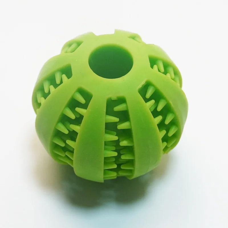 Interactive Treat Dispensing Chew Ball for Dental Care