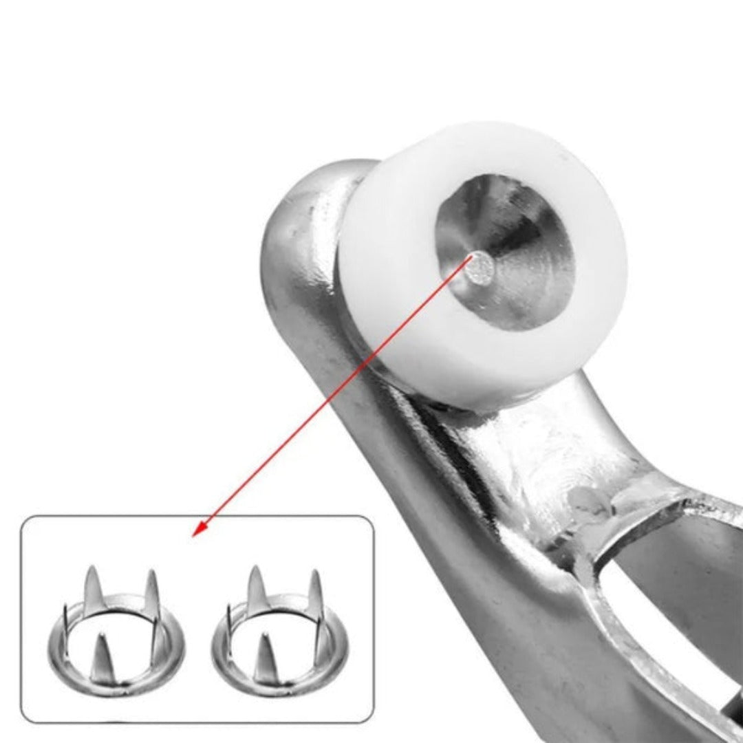 Heavy Duty Snap Fastener Pliers Kit for Easy Button Installation