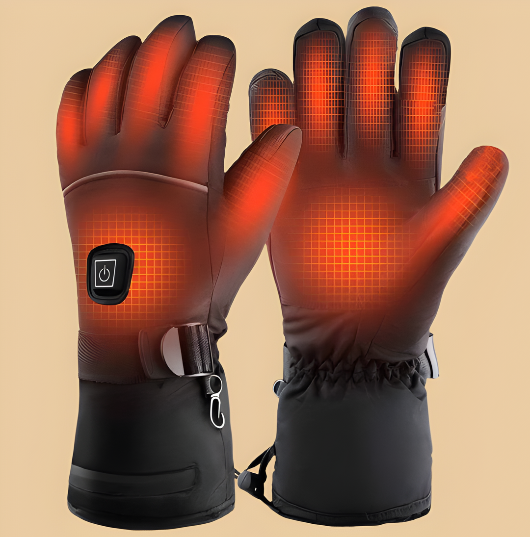 Rechargeable Electric Heated Gloves with Temperature Control for Winter