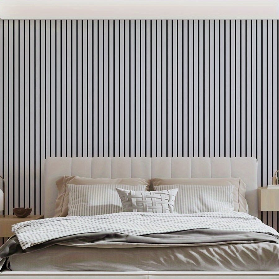 Self-Adhesive 3D Wood-Texture Wall Panels for Easy Decor