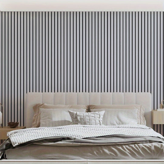 Self-Adhesive 3D Wood-Texture Wall Panels for Easy Decor