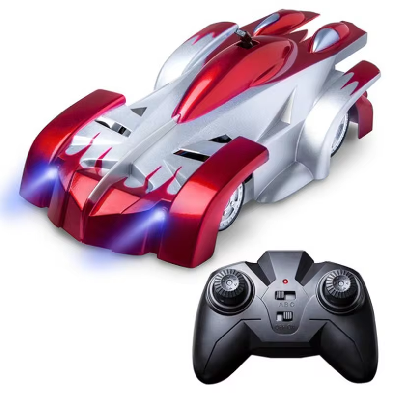 Rechargeable Wall-Climbing RC Stunt Car with 360 Spin for Kids