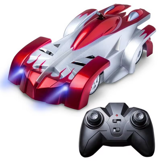Rechargeable Wall-Climbing RC Stunt Car with 360 Spin for Kids