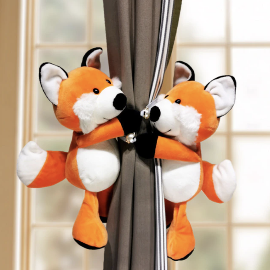 Plush Animal Curtain Tiebacks for Kids and Nursery Rooms