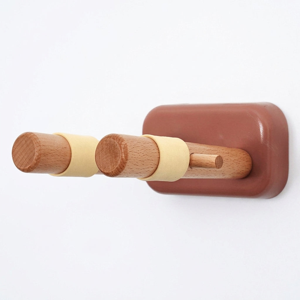 Solid Wood Wall Mounted Guitar Hanger Holder for Home and Studio Display