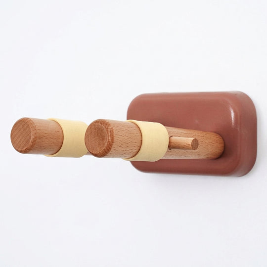 Solid Wood Wall Mounted Guitar Hanger Holder for Home and Studio Display