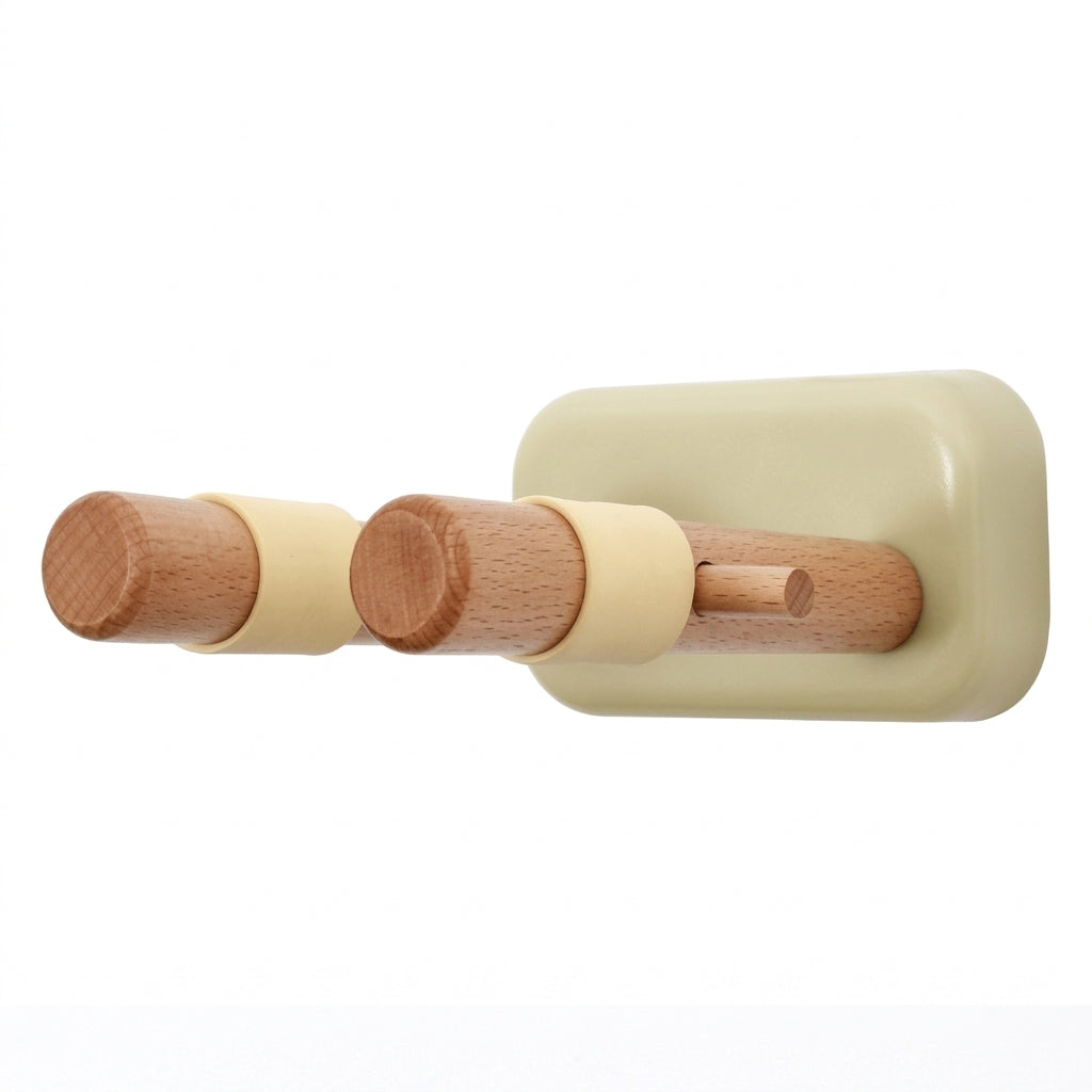 Solid Wood Wall Mounted Guitar Hanger Holder for Home and Studio Display