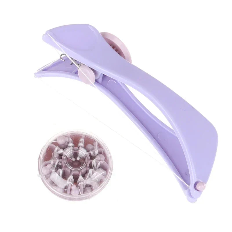 Manual Spring Threading Epilator Tool for Precise Facial Hair Removal