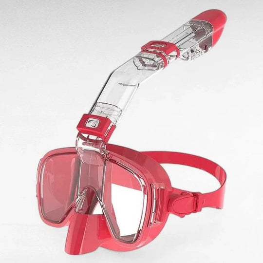 Snorkel mask Red