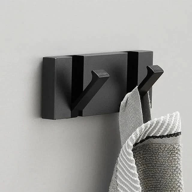 Sleek Stainless Steel Retractable Hook Rack for Entryway and Kitchen