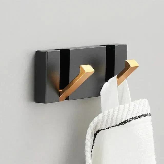 Sleek Stainless Steel Retractable Hook Rack for Entryway and Kitchen