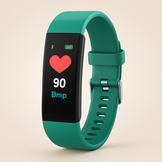 Easy-to-Read Senior Smartwatch with Heart Rate and Activity Tracking