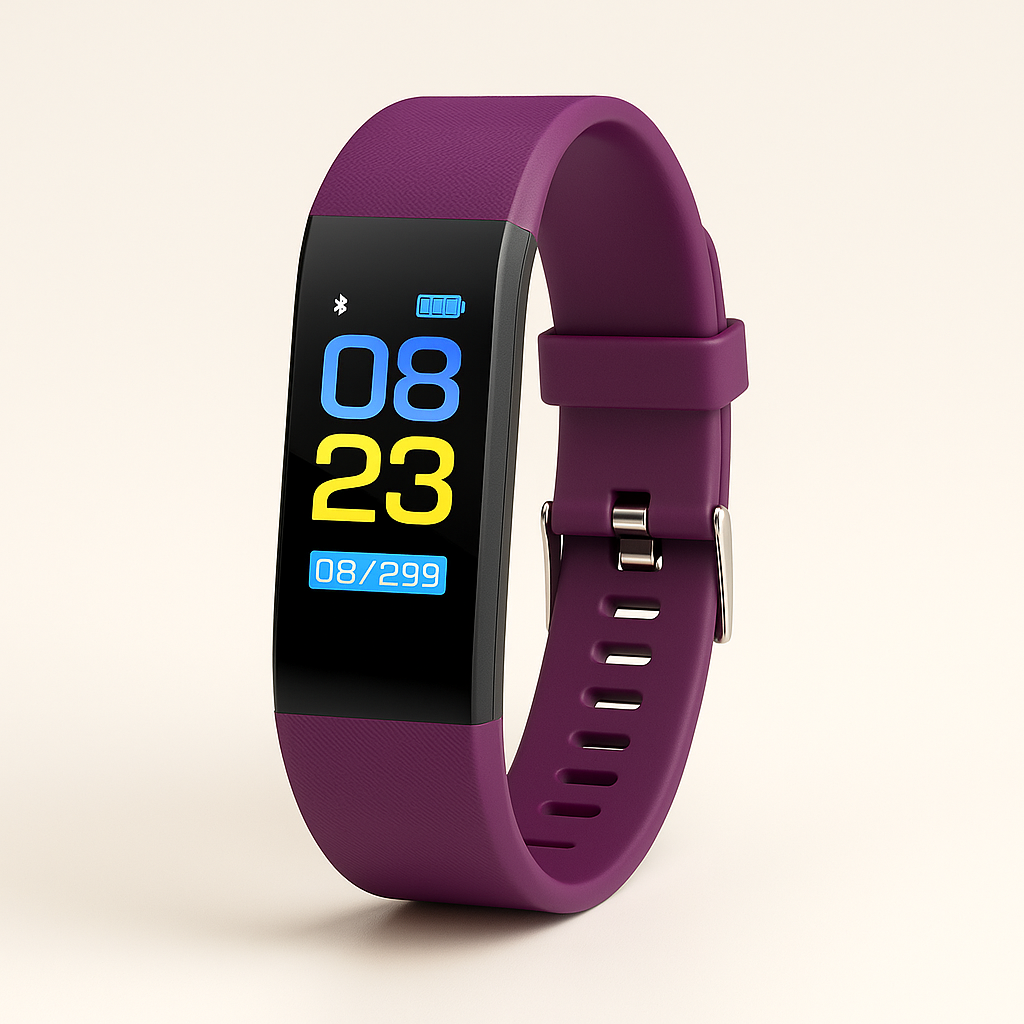 Easy-to-Read Senior Smartwatch with Heart Rate and Activity Tracking