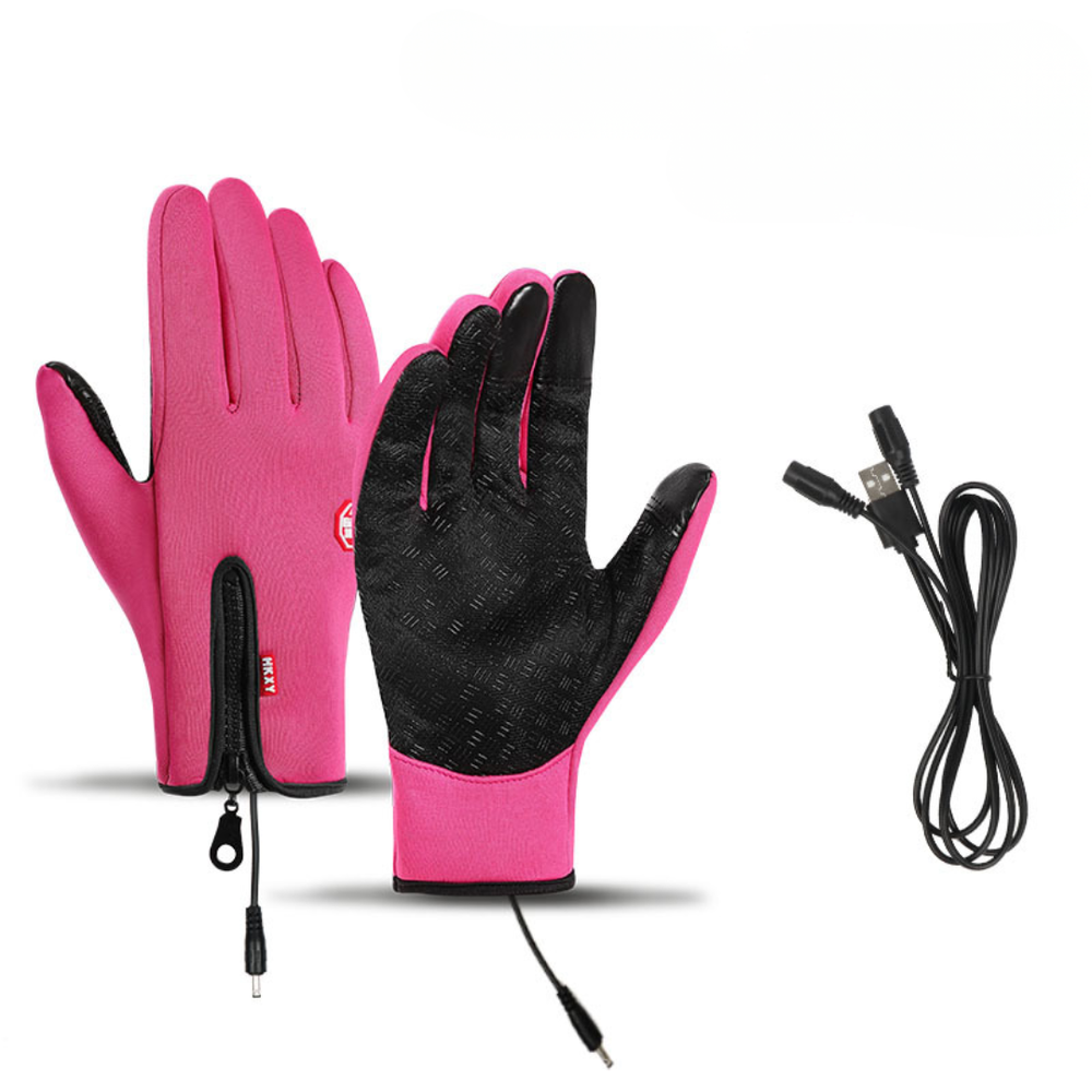 Anti-Slip Touchscreen Heated Winter Gloves for Outdoor Adventures