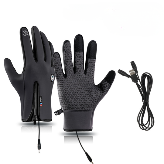 Anti-Slip Touchscreen Heated Winter Gloves for Outdoor Adventures