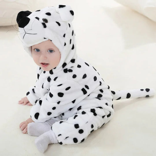 Baby Snow leopard onesie costume
