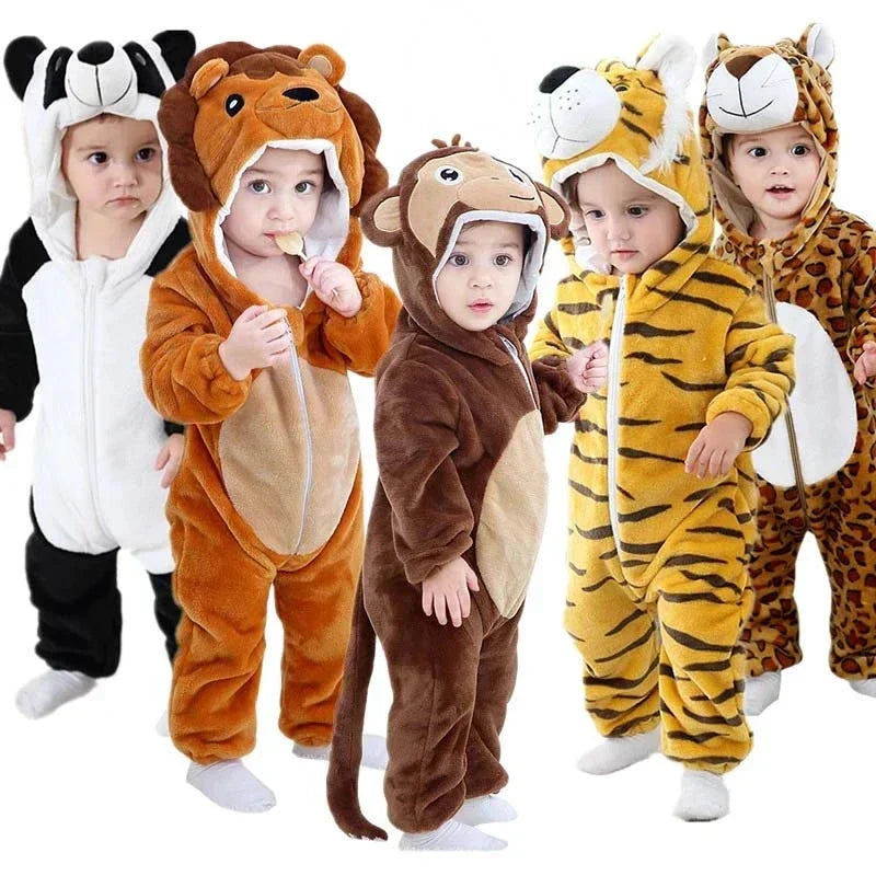 Baby animal onesie costumes