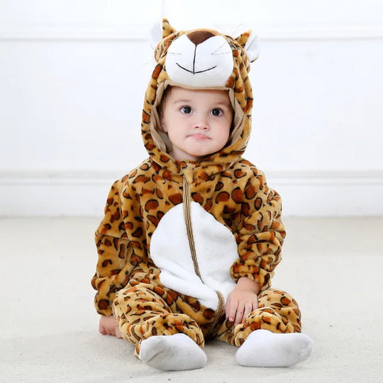 Baby Leopard onesie costume