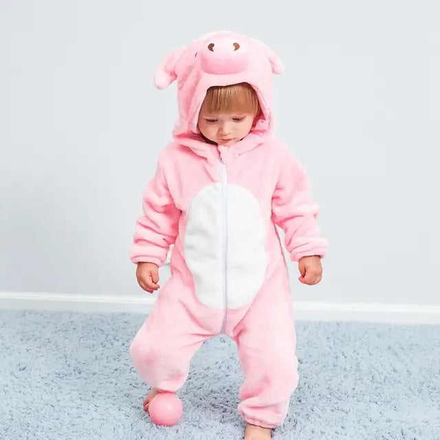 Baby Pink Pig onesie costume