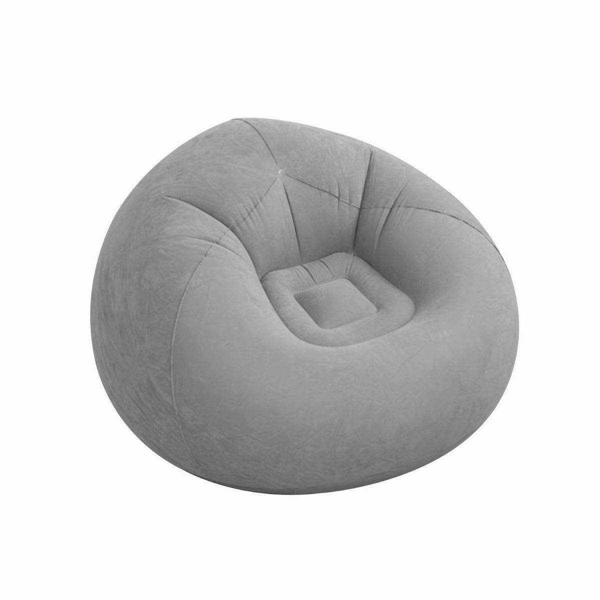 Gray inflatable sofa chair