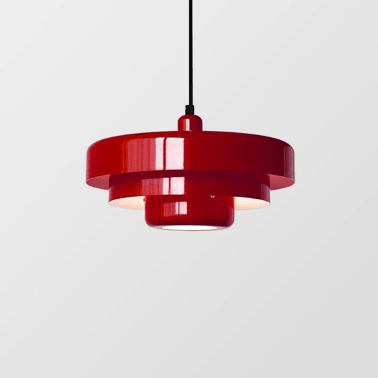 Retro Layered Macaron Pendant Light for Living Room Decor